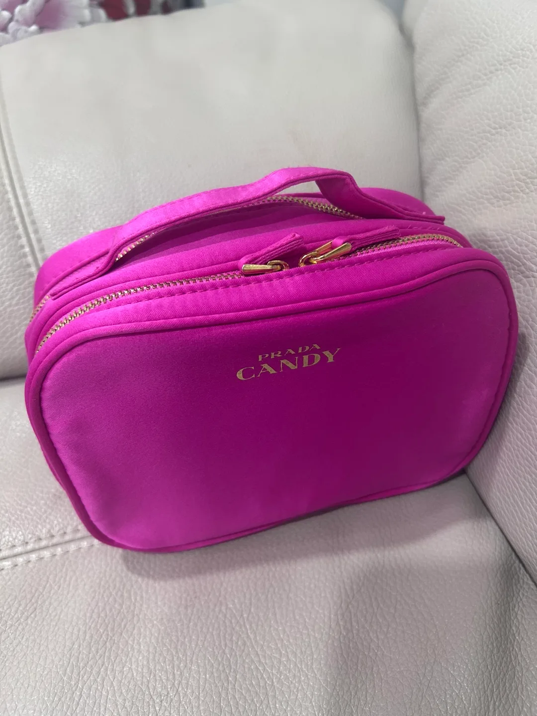 Prada Candy Pink Cosmetic Bag image indicator(8)