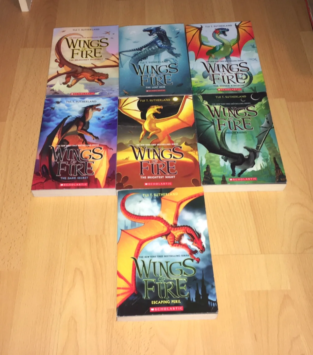 7 Wings of Fire Chapter Books (1 to 6, and 8 ) image indicator(2)