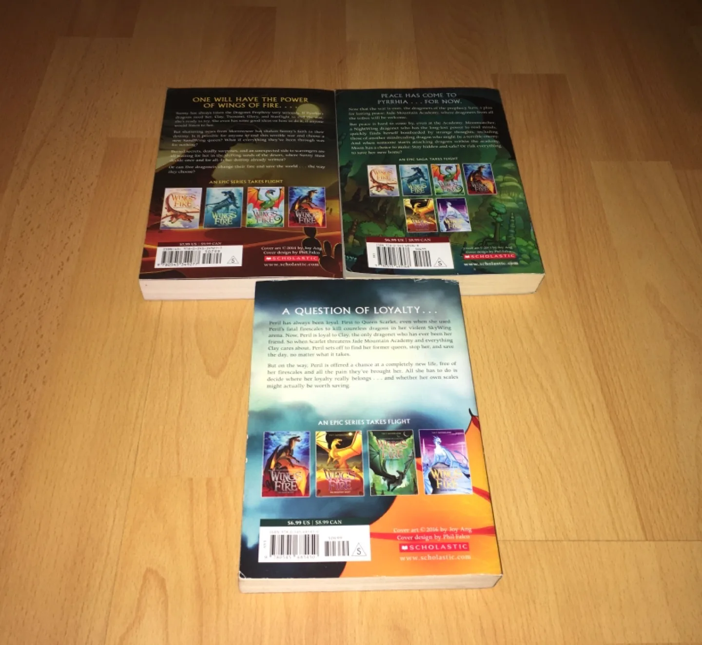 7 Wings of Fire Chapter Books (1 to 6, and 8 ) image indicator(5)