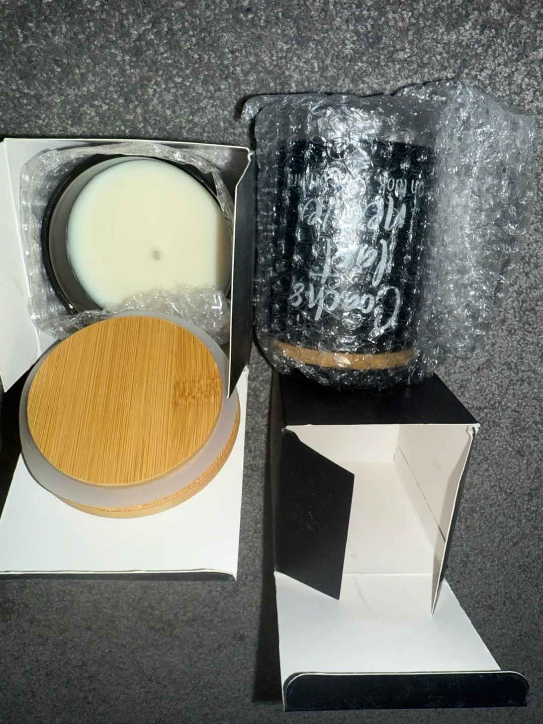 Two Scented Candles with extra key holders. thumbnail