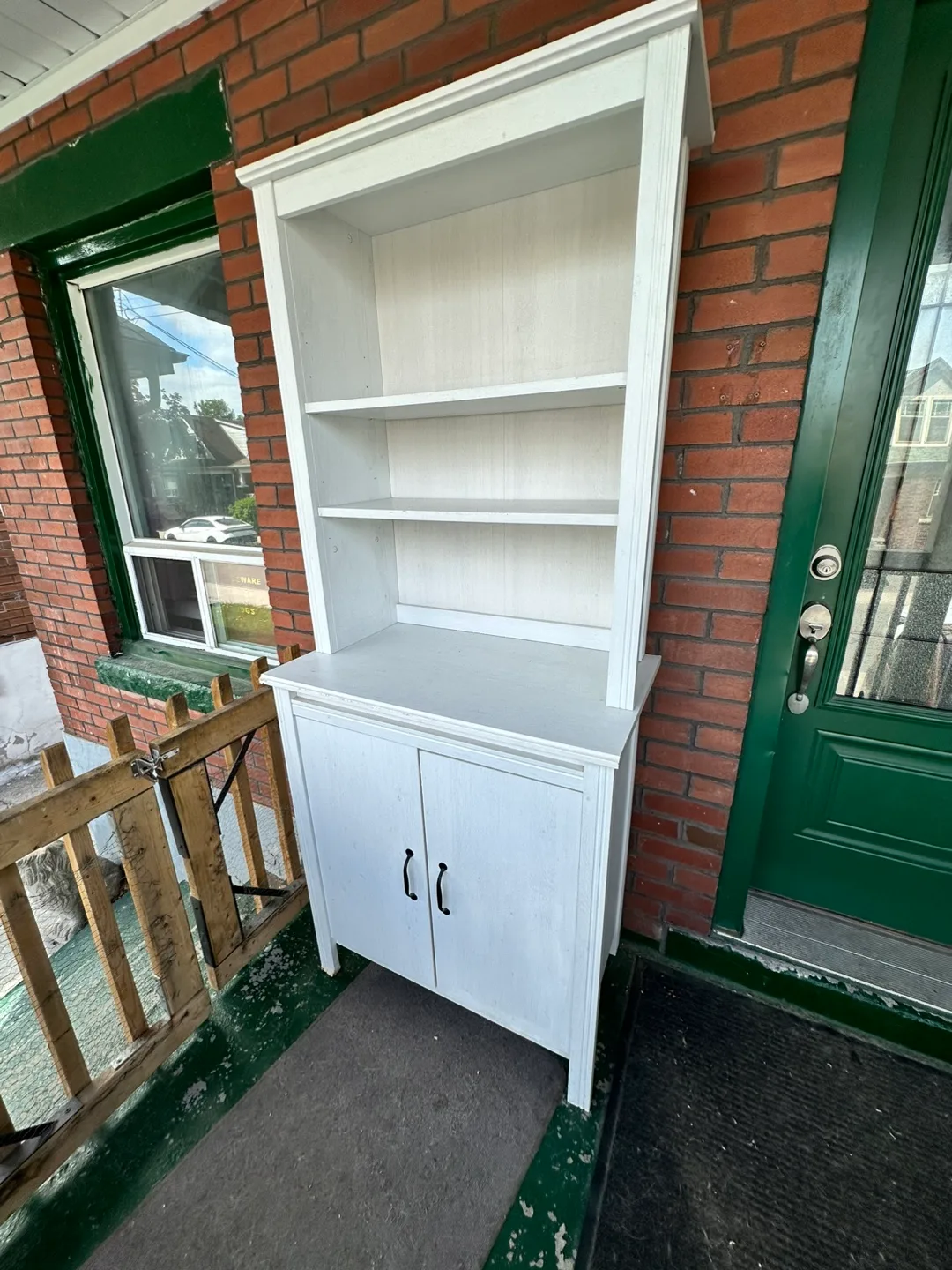 IKEA White Wooden Hutch thumbnail