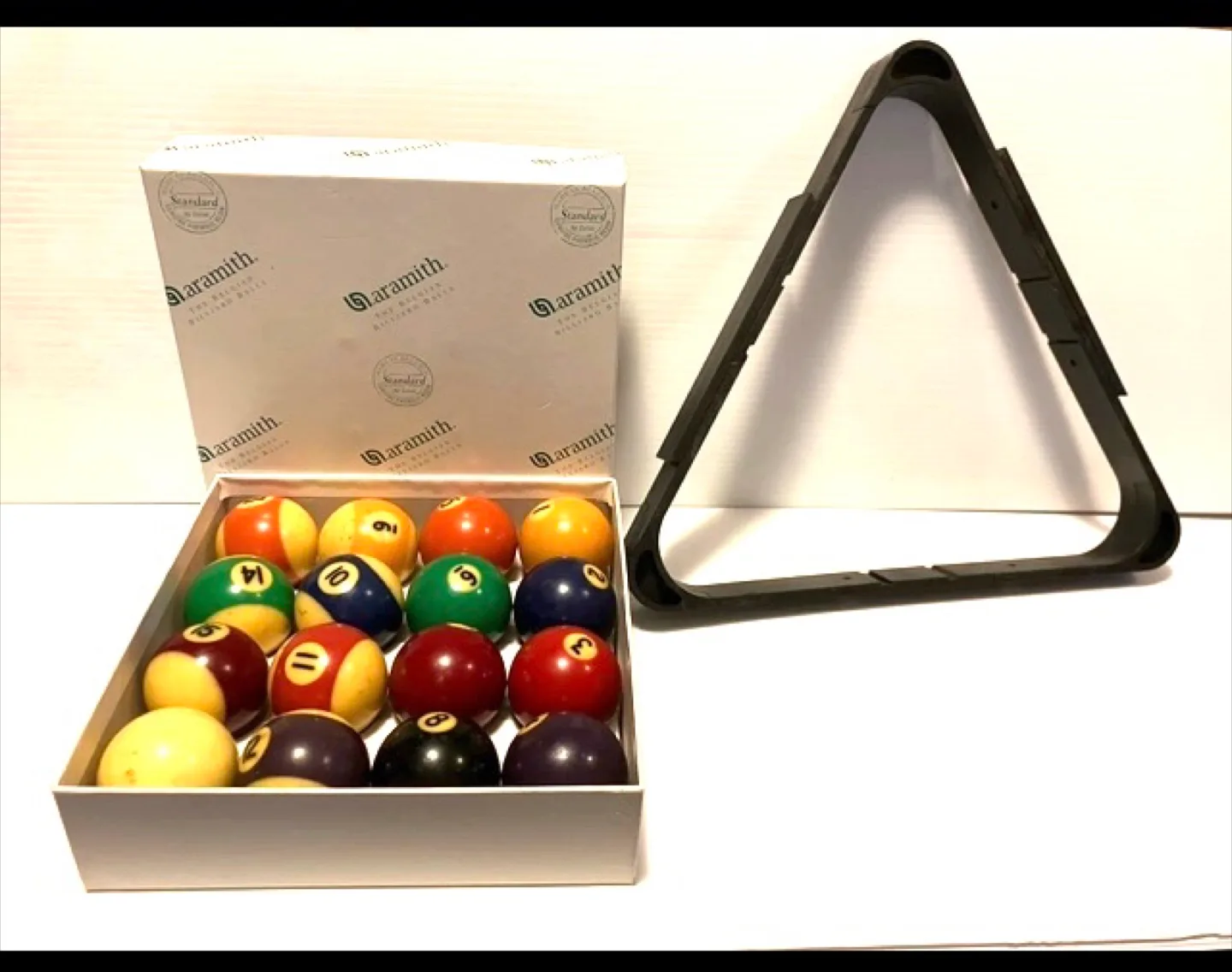 ARAMITH CROWN STANDARD BELGIUM  POOL BALL SET 2 “ image indicator(3)