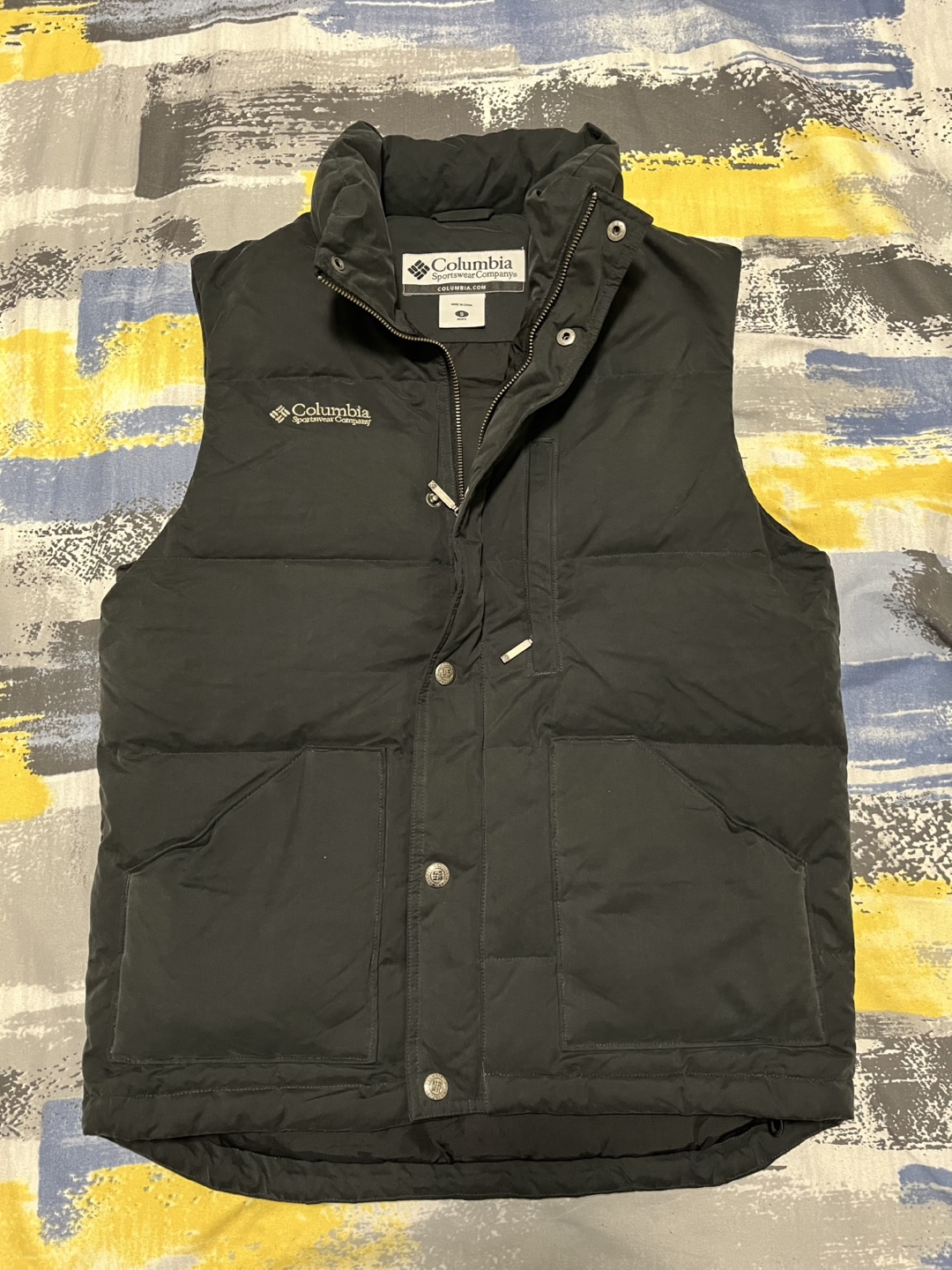Men's Columbia Sportswear Black Puffer Vest