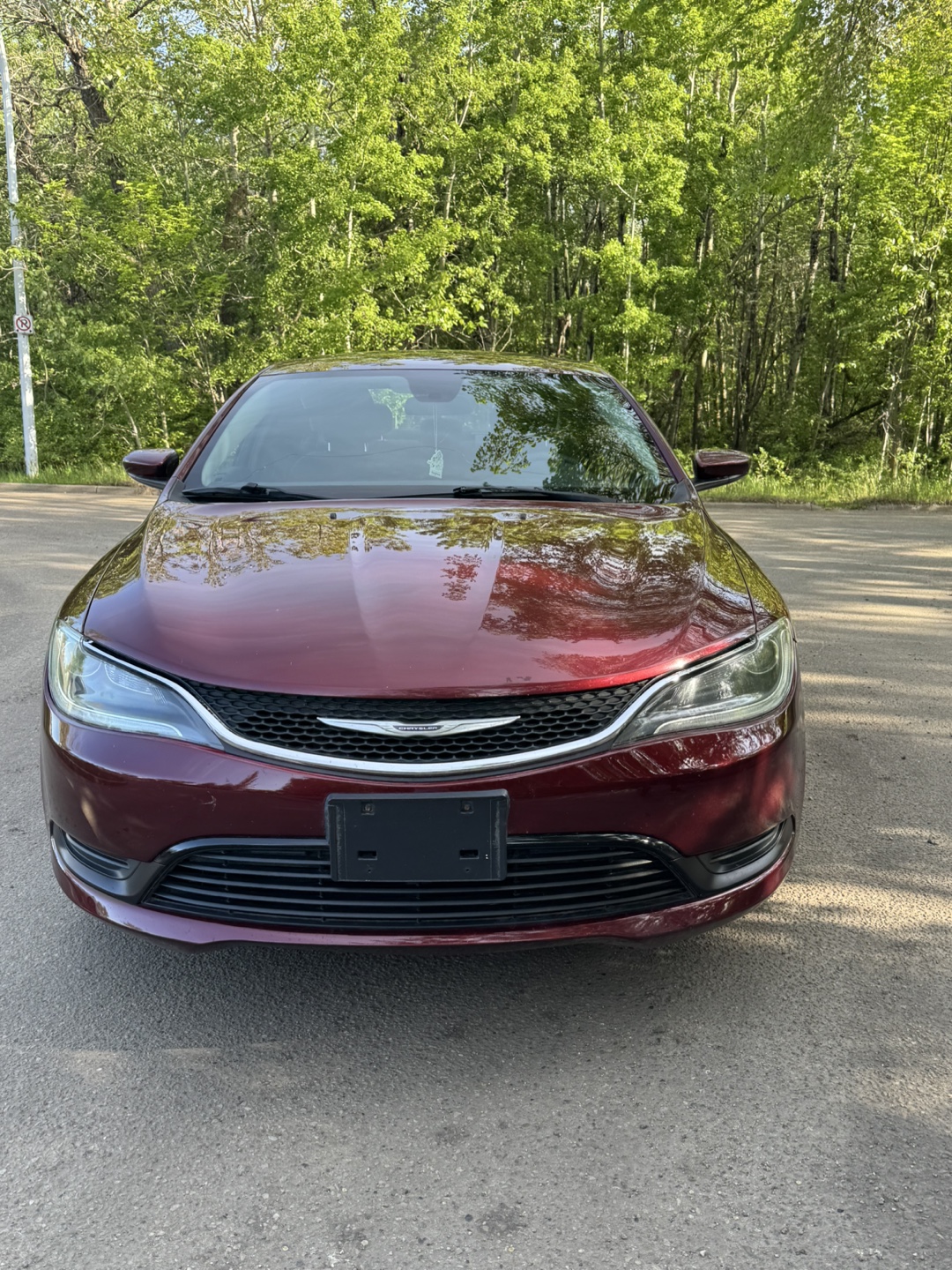 2015 Chrysler 200 Sedan - Dark Red - photo 3