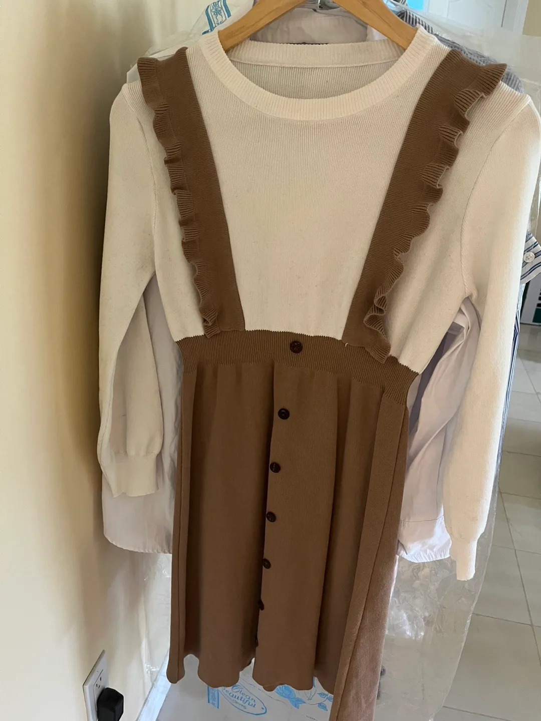 Women's Two-Tone Jumper Dress image indicator(4)