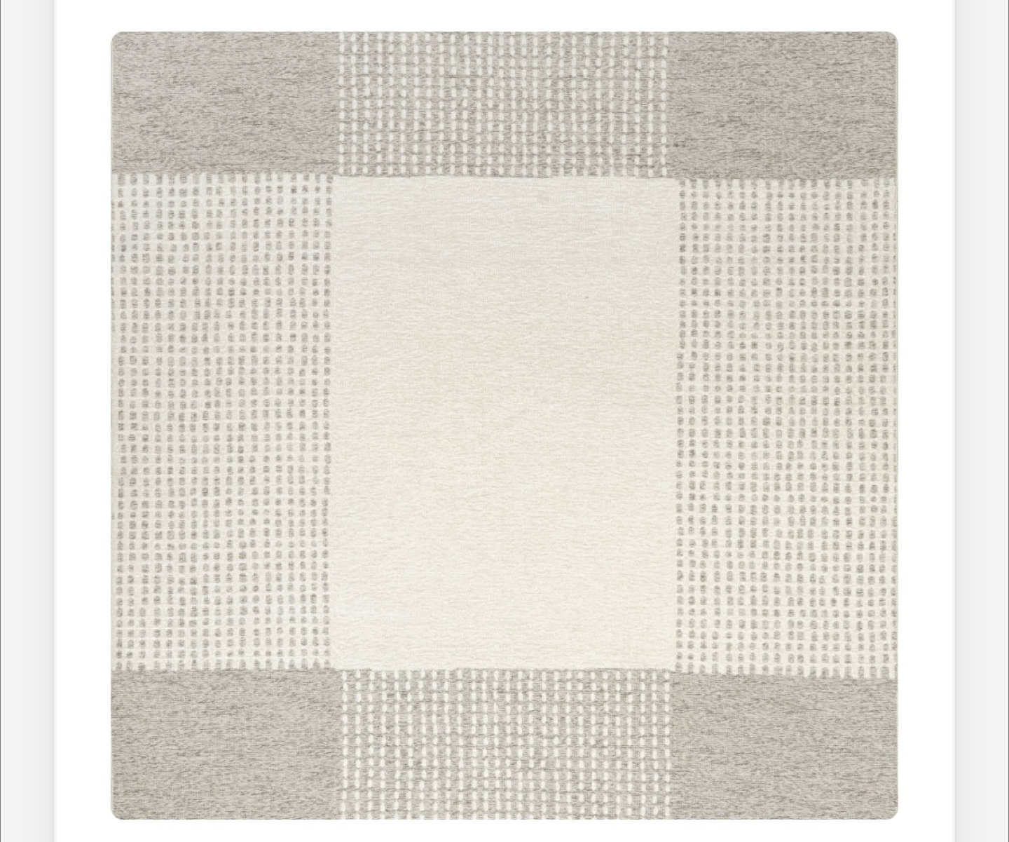 Sectional room rug (4' x 6')