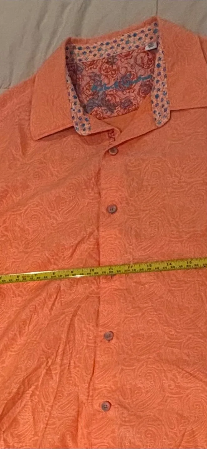 Robert Graham Shirt Men’s XL Paisley Button Up Colorful image indicator(5)