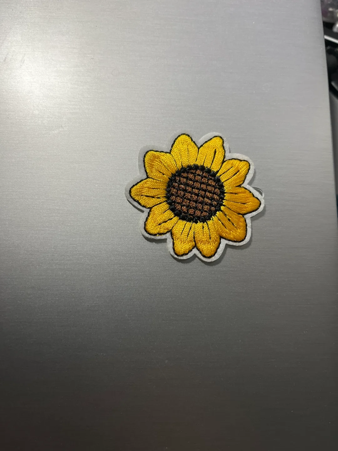 Cute Sunflower Embroidered Patch thumbnail