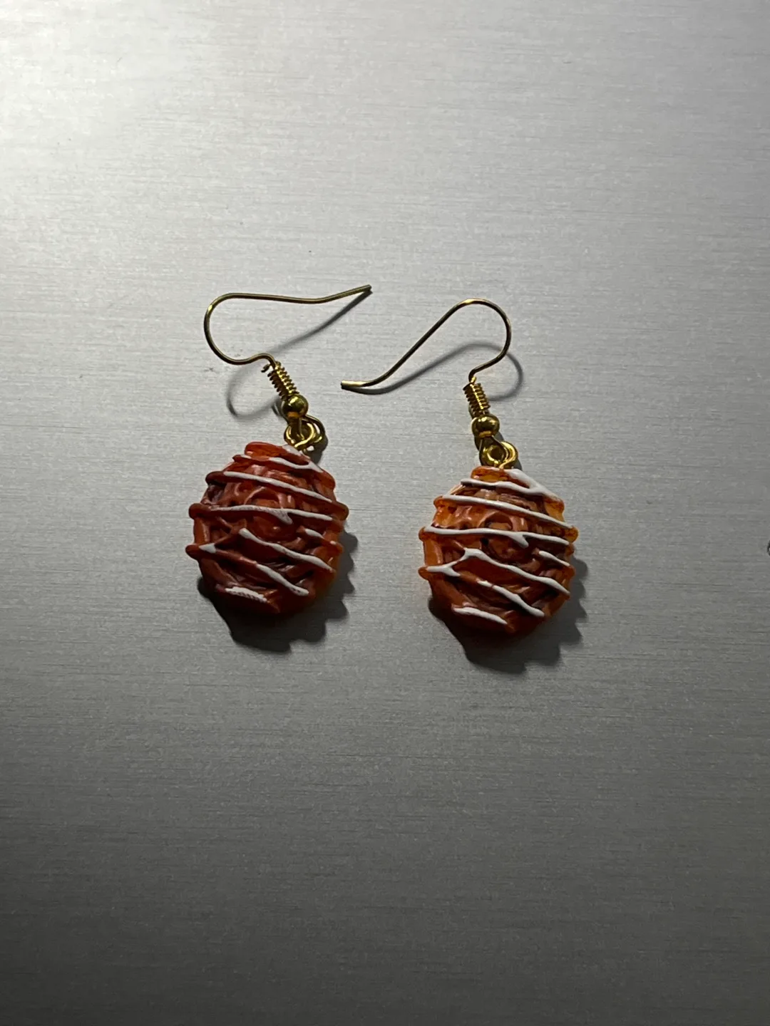 Cinnamon Roll Earrings thumbnail