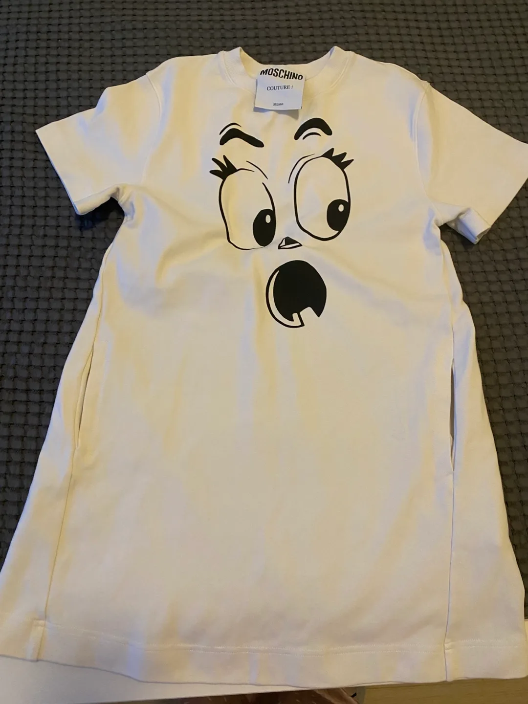 Moschino White T-Shirt Dress thumbnail