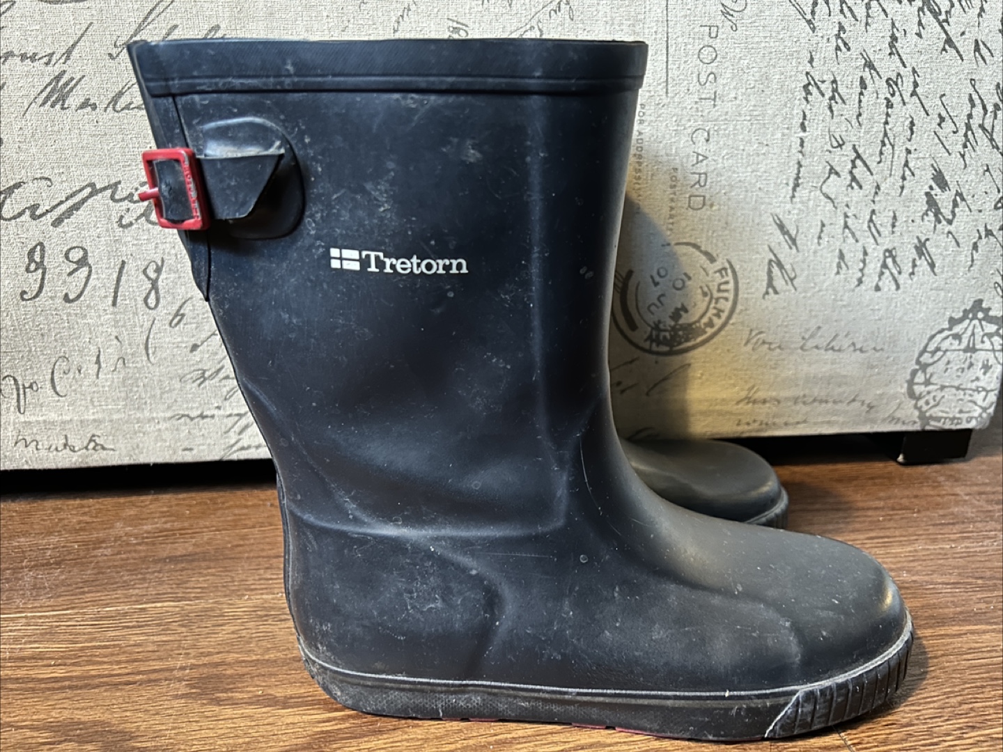 Tretorn Black Rubber Boots