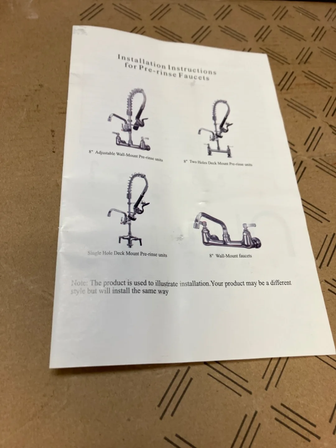 Pre-Rinse Kitchen Faucet - New in Box thumbnail