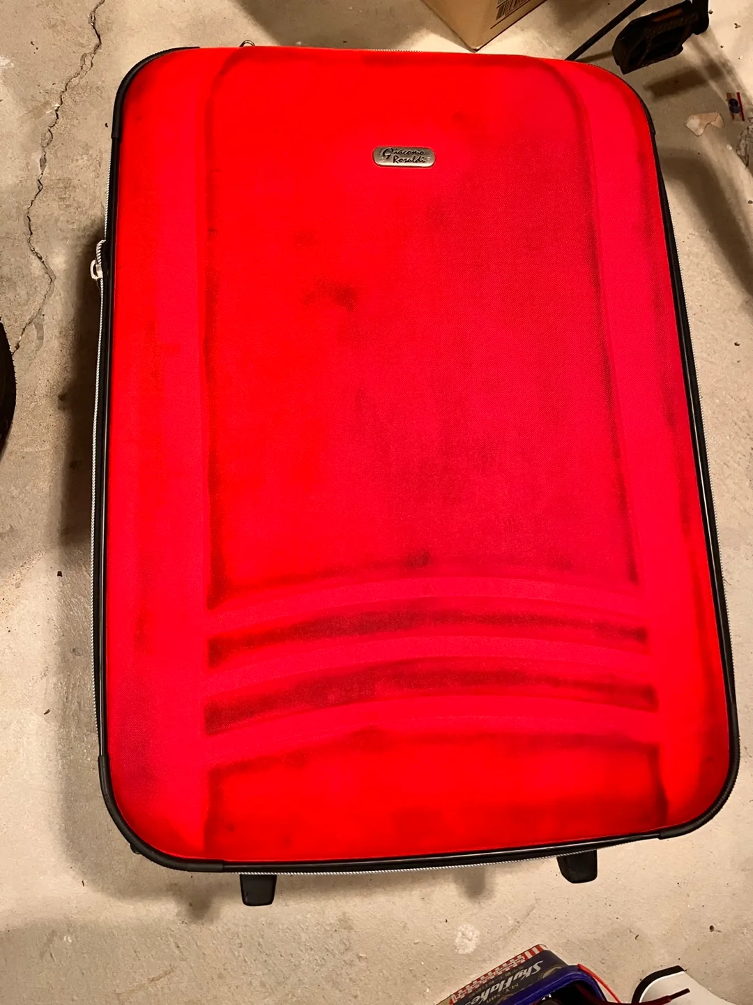 #freecycle Used Giacomo Rosaldi Large Suitcase thumbnail
