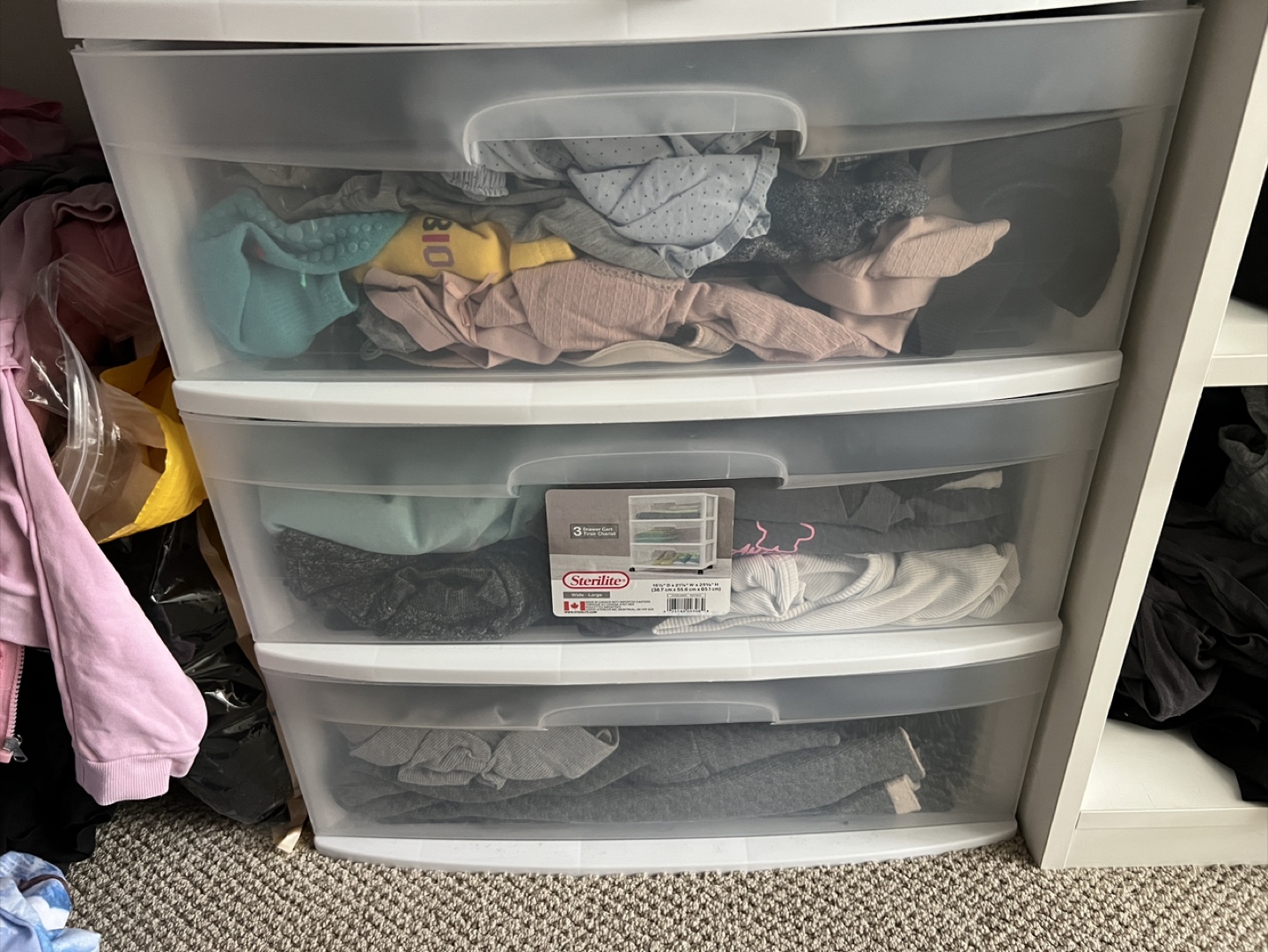 Sterilite 3-Drawer Storage Container