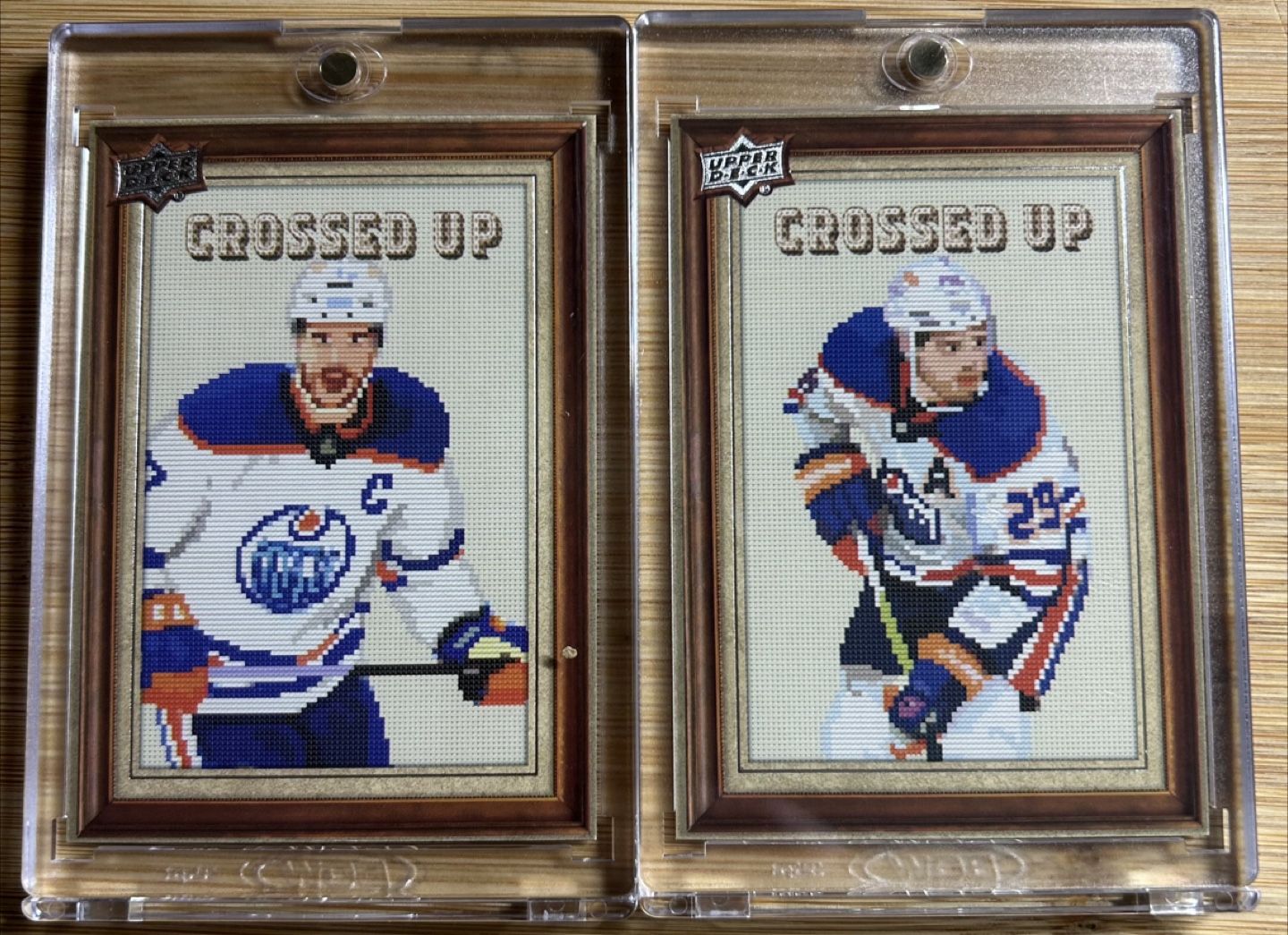 McDavid & Draisaitl Upper Deck Crossed Up