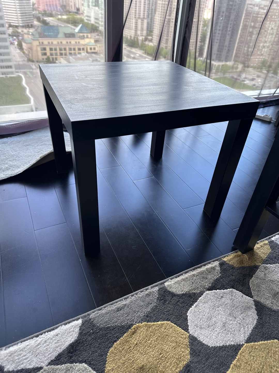 IKEA Lack Side Table - Black-Brown