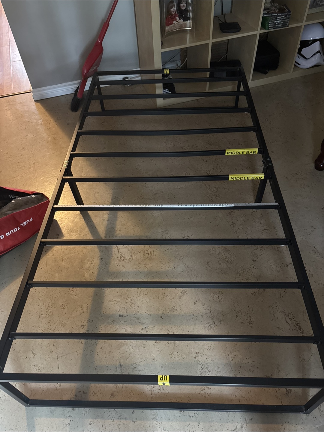 Black Metal Bed Frame. Twin