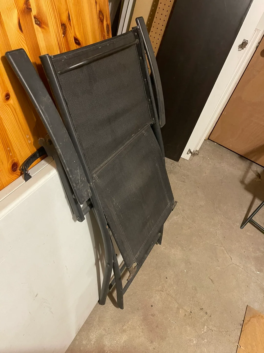 Pair of Black Folding Chairs image indicator(3)