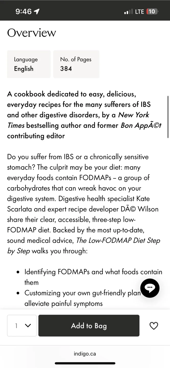 NEW: Low-FODMAP Diet Step by Step Cookbook image indicator(3)