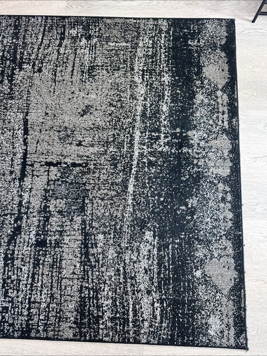 Galaxy Area Rug - Black & Silver image indicator(4)