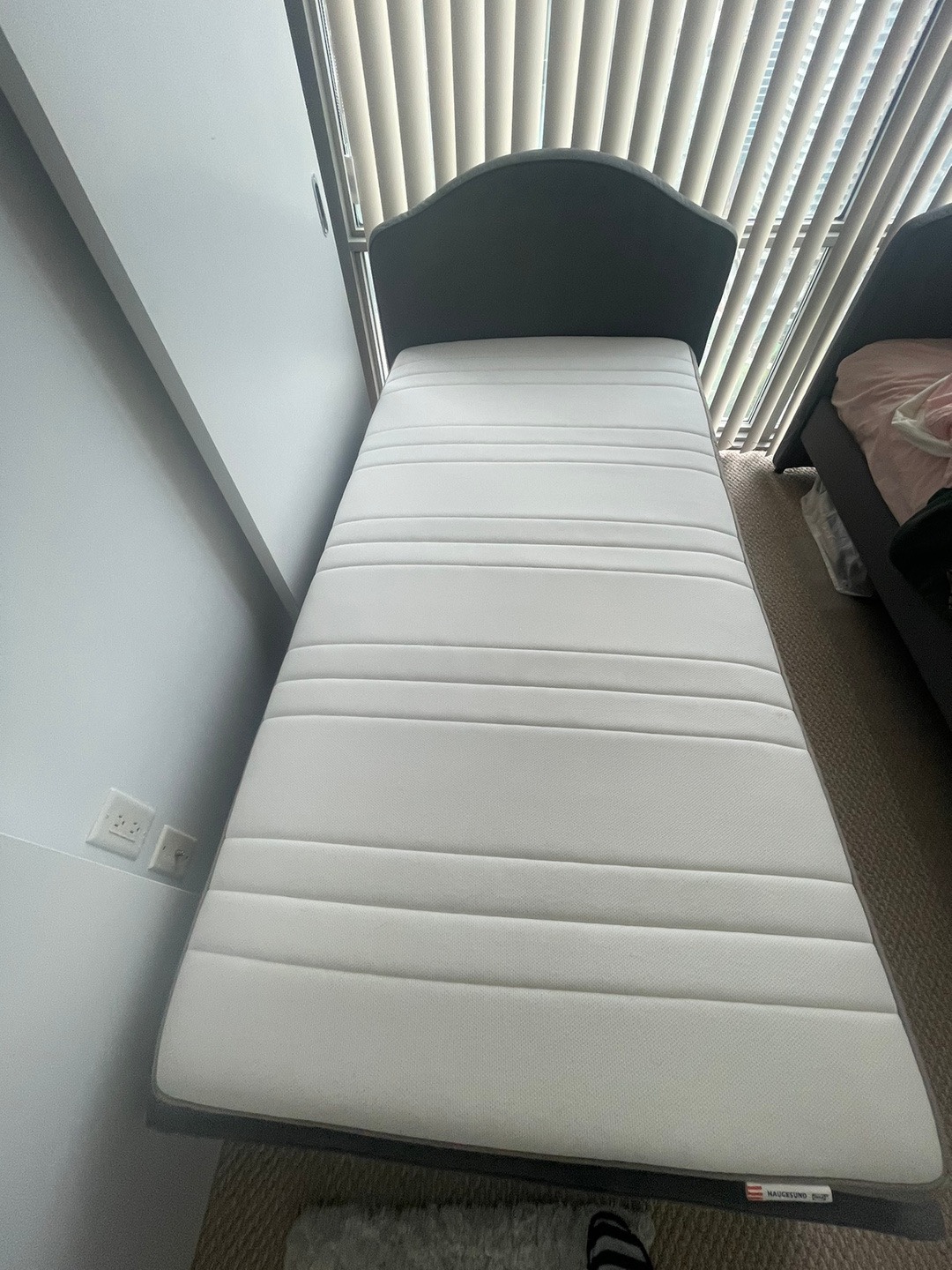 IKEA GLADSTAD Upholstered Twin Bed Frame - photo 5