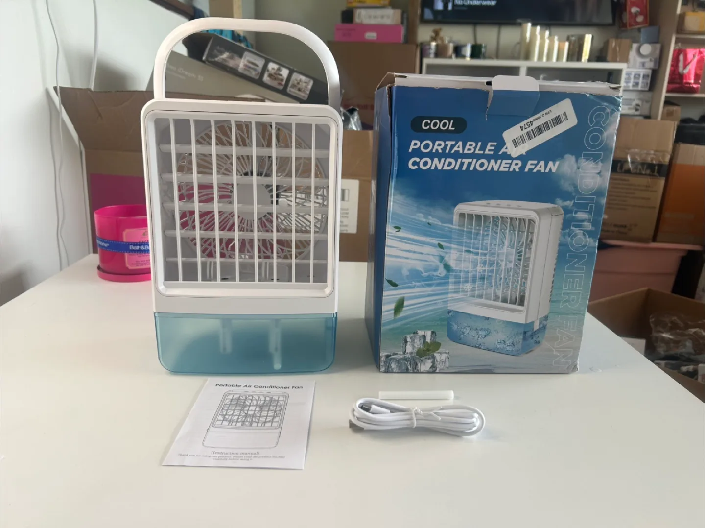 Portable Air Conditioner Fan with LED Lights thumbnail