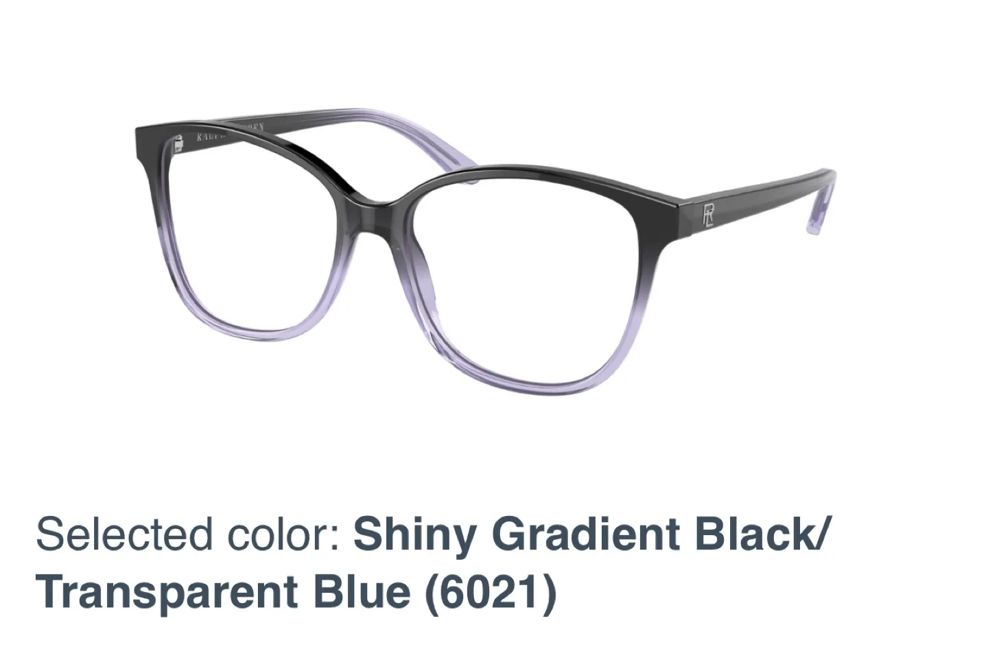 Ralph Lauren Black and Blue Gradient Eyewear -RL6222 thumbnail