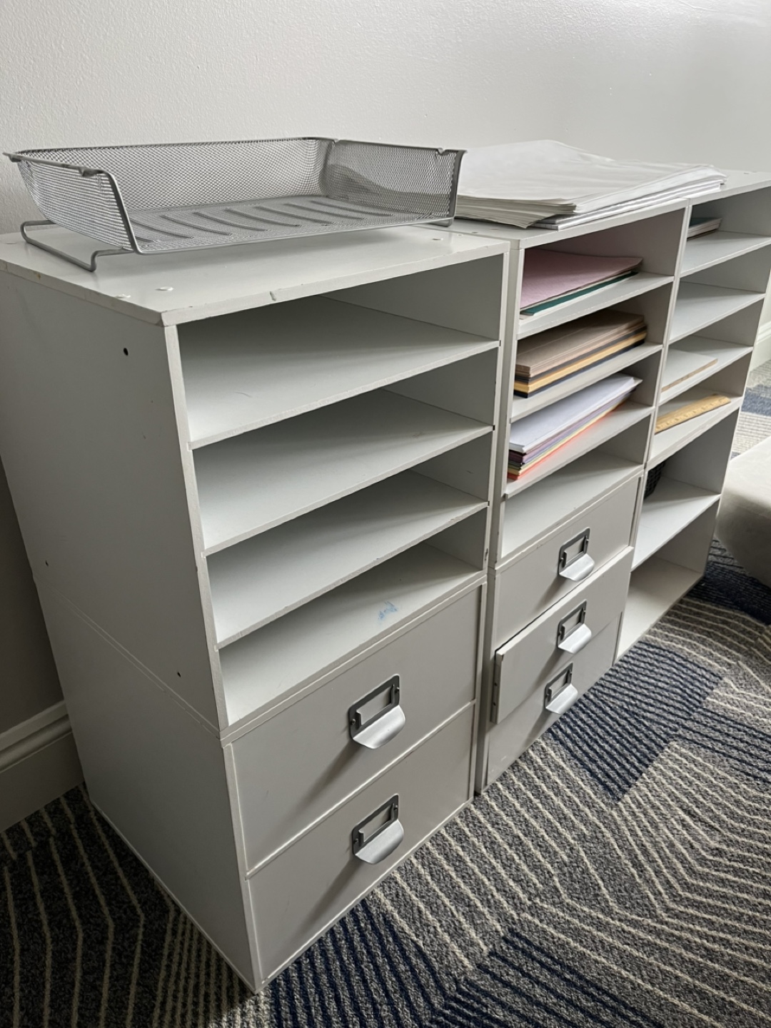 White Organizer with Drawers - photo 2