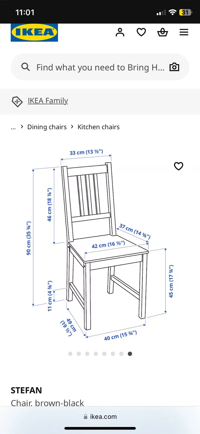 IKEA SANDSBERG Dining Table & 2 STEPHAN Chairs image indicator(6)