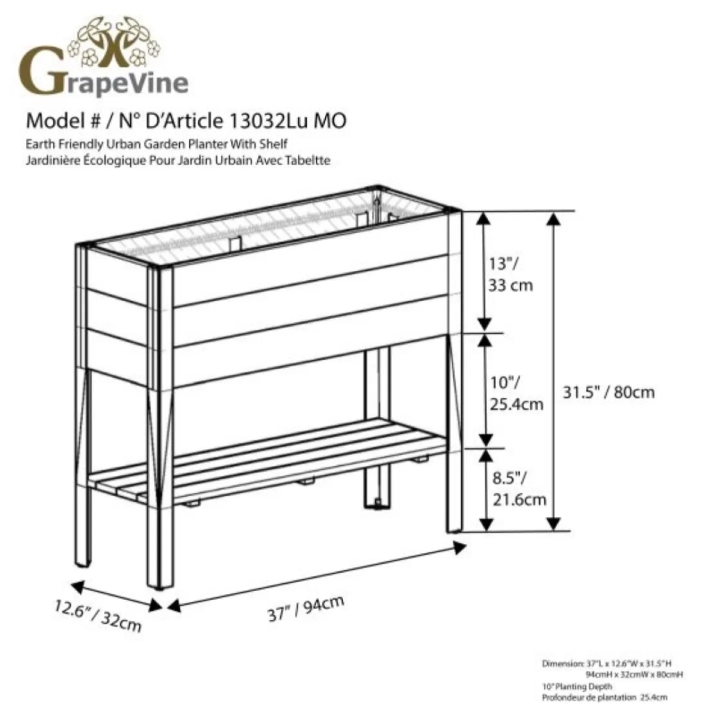 2 AllSeason GRAPEVINE Raised Planters🎄 Can Deliver 🚚 image indicator(5)