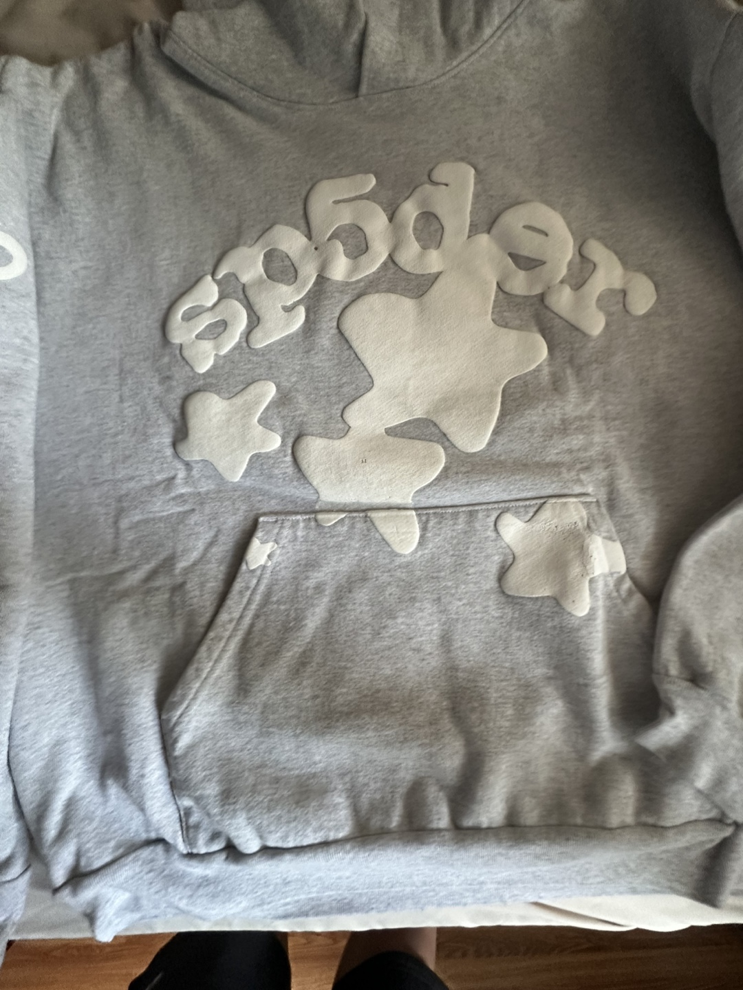 Sp5der Grey Beluga Hoodie - photo 2