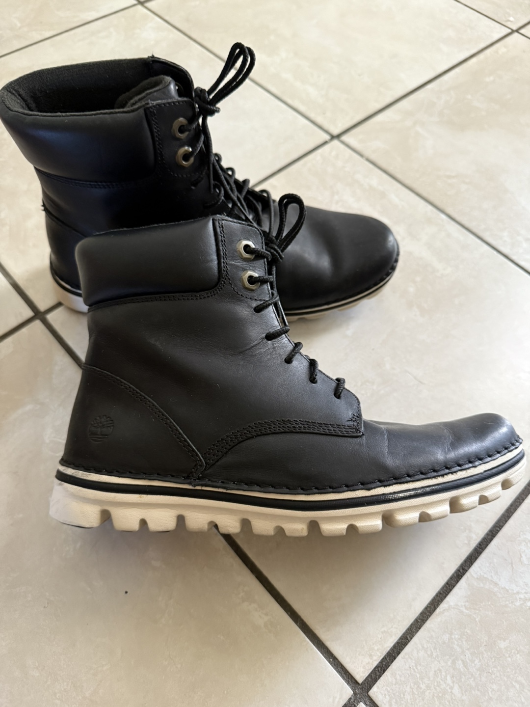 Timberland Black Leather Boots