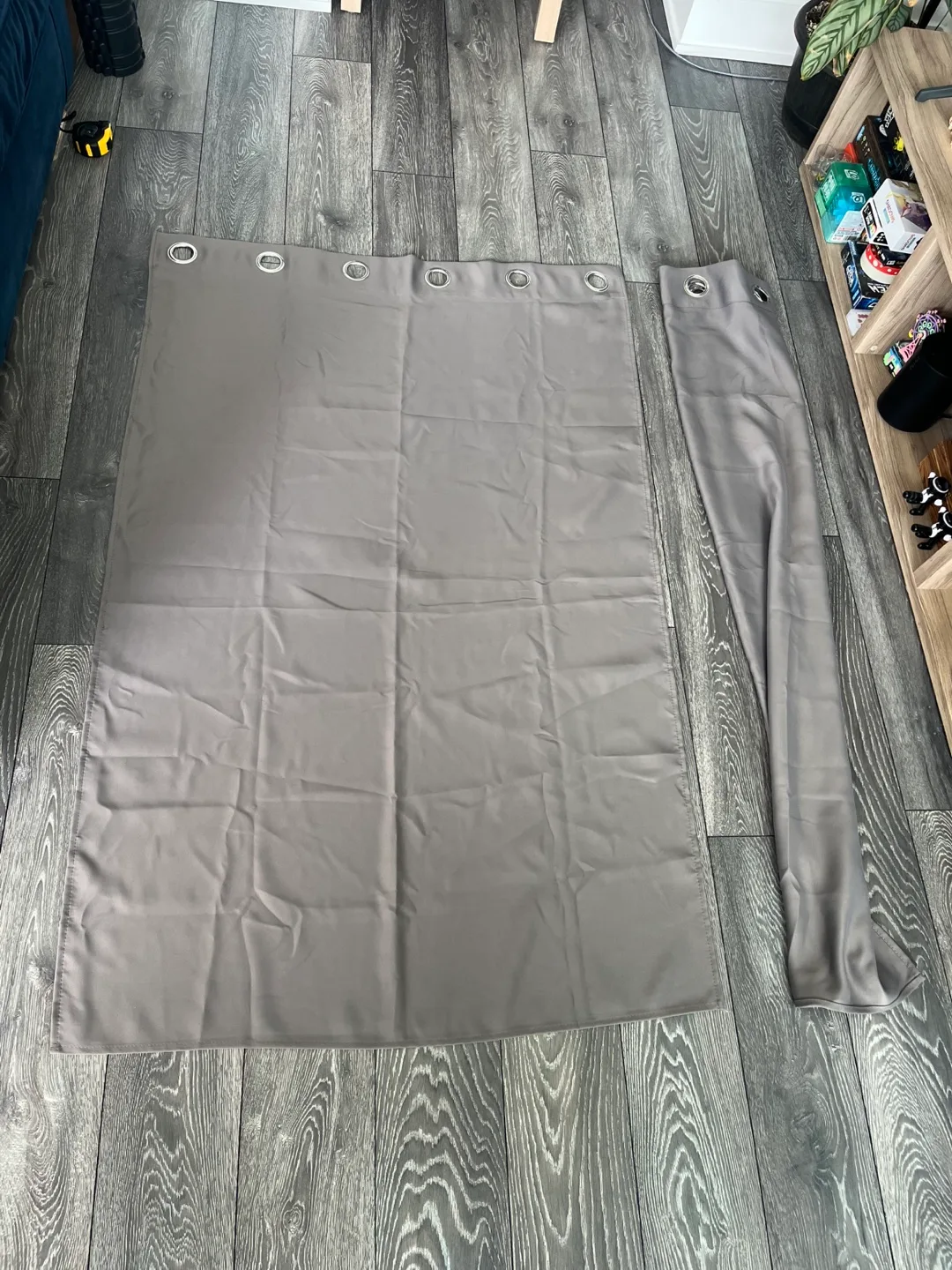 Grey Blackout Curtains - Pair thumbnail