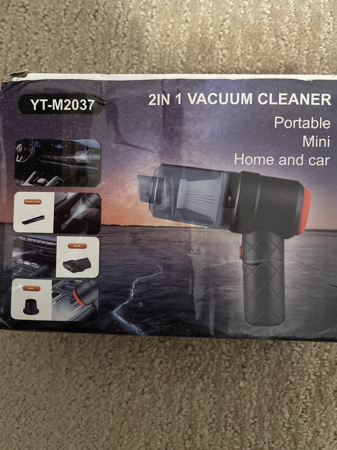 2 in 1 Portable Mini Vacuum Cleaner for Home and Car