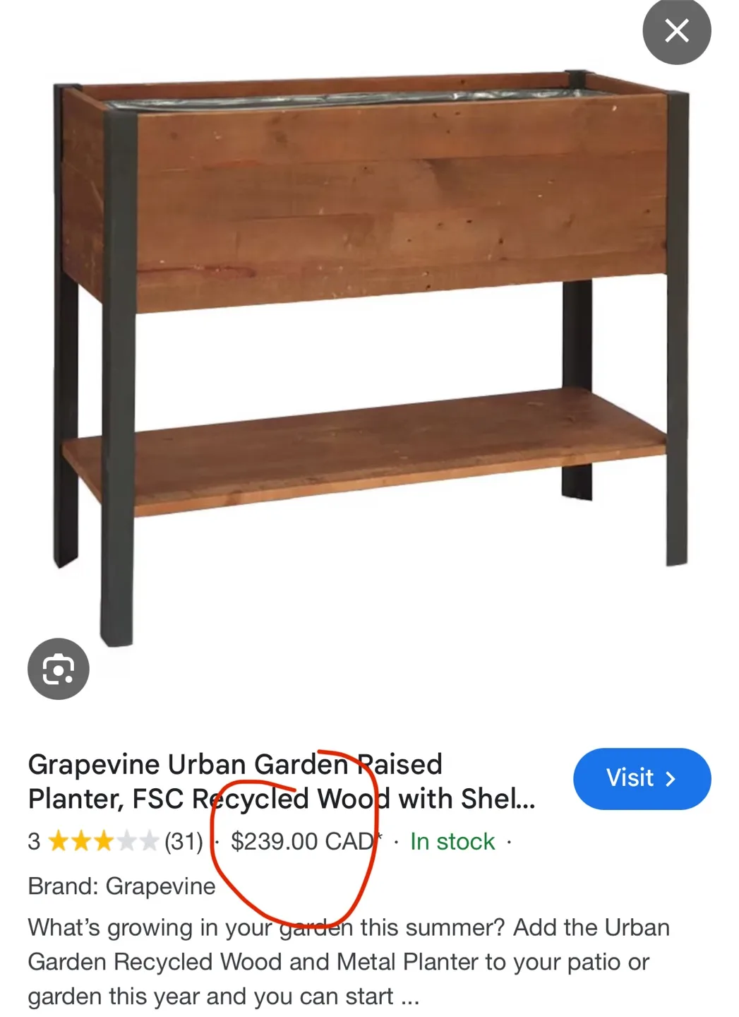 2 AllSeason GRAPEVINE Raised Planters🎄 Can Deliver 🚚 image indicator(9)