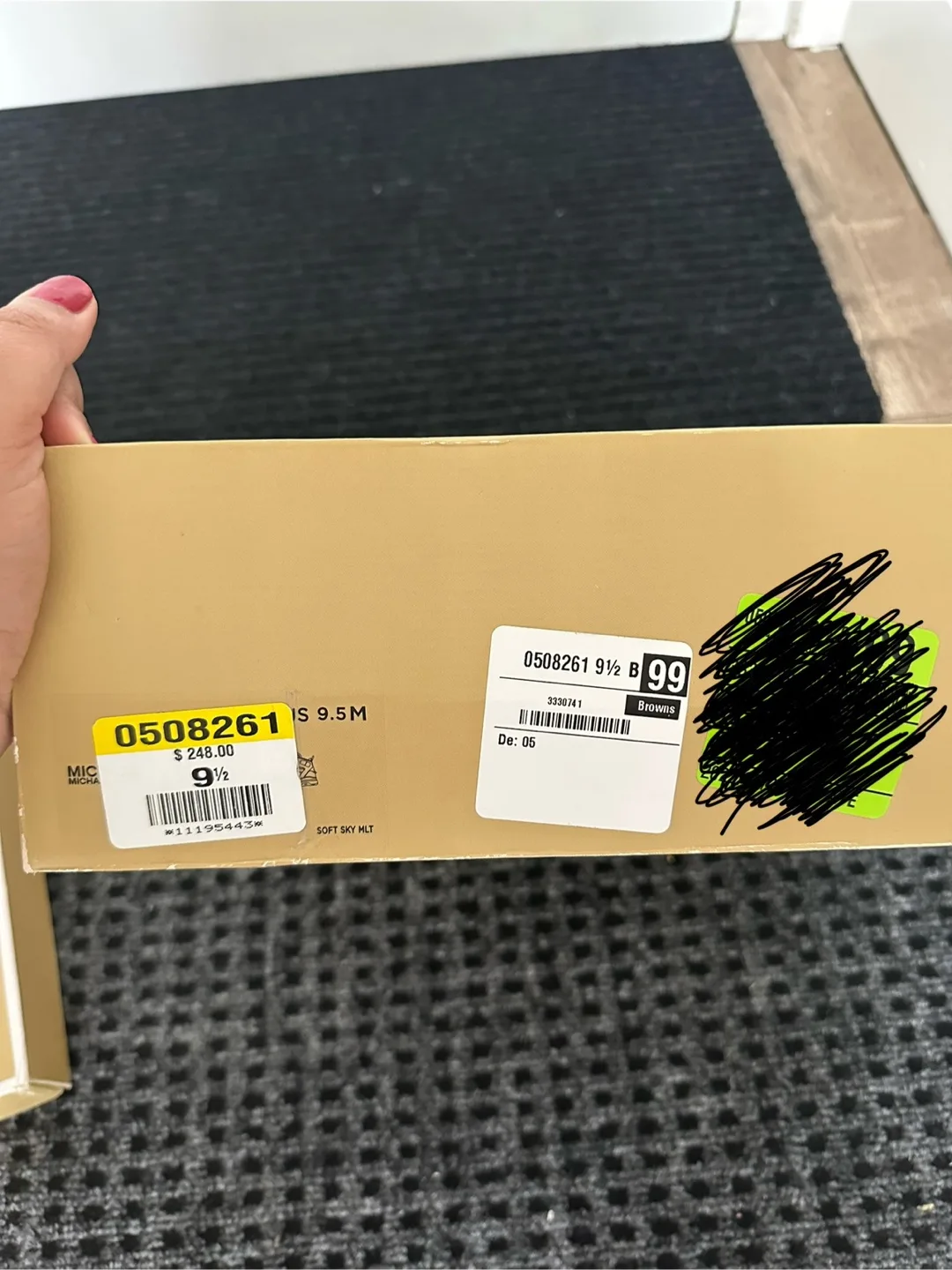 Michael Kors Matson High Top Soft Sky Multi Sneakers image indicator(3)