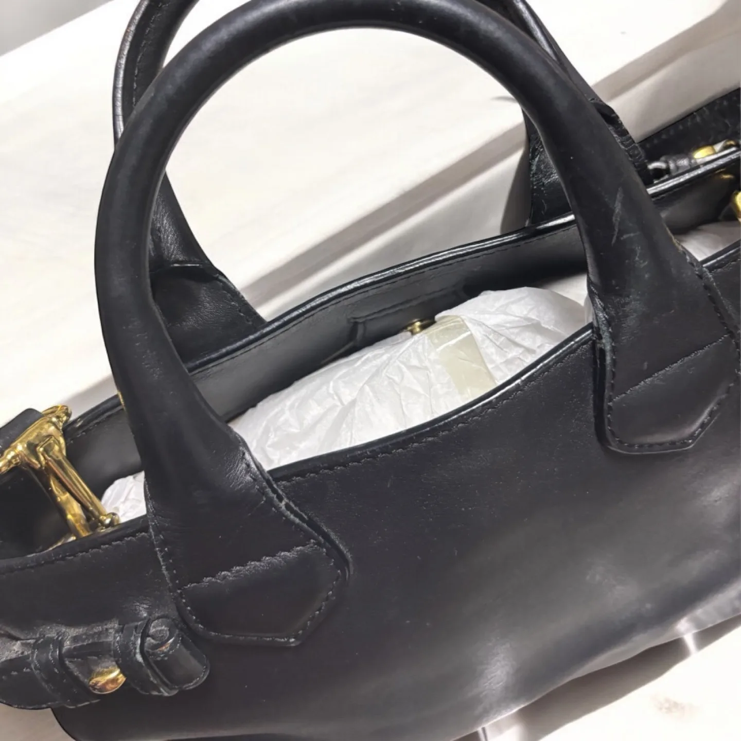 Burberry Banner Tote with Classic Check Lining image indicator(5)