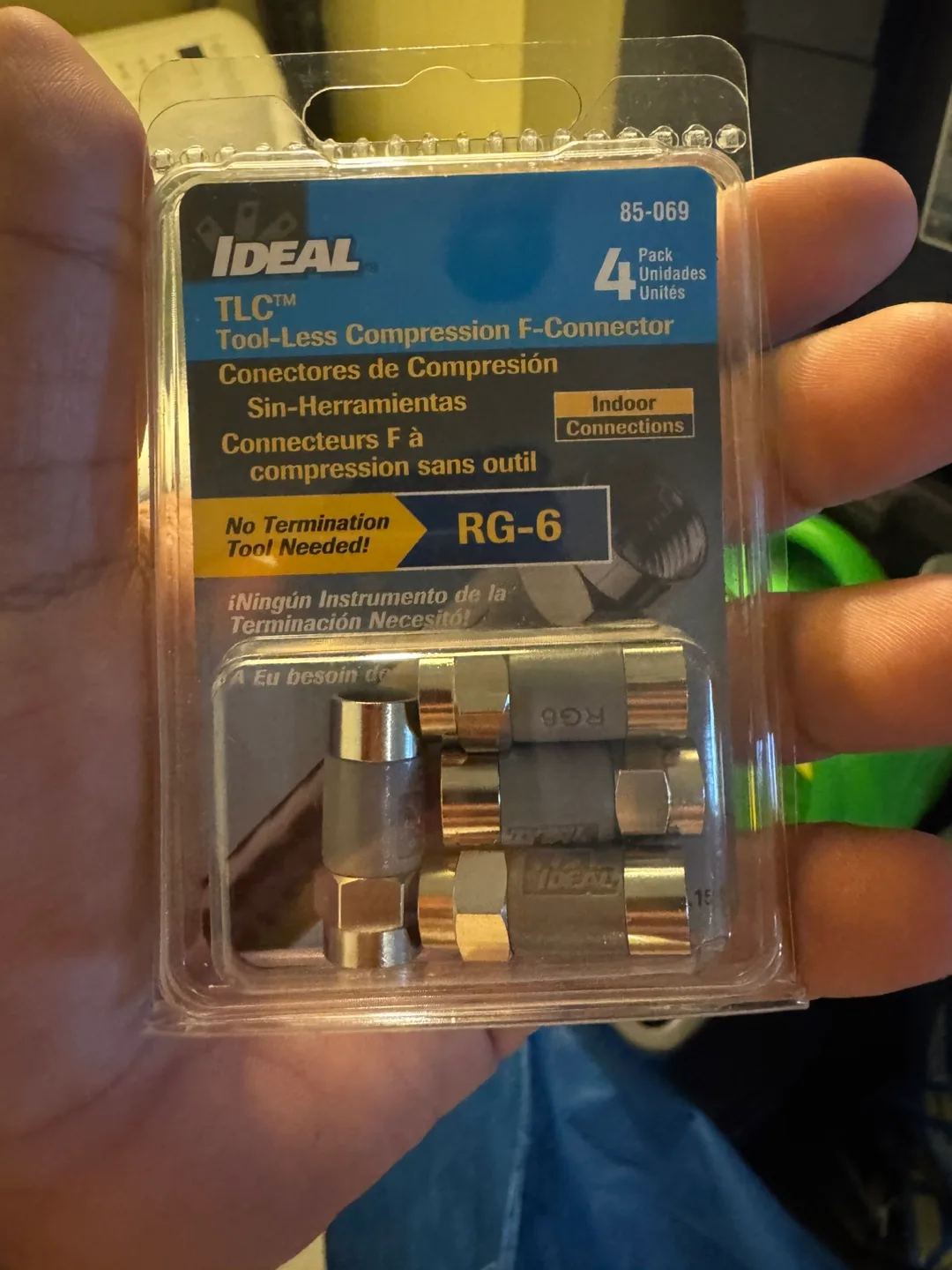 IDEAL 2-Way HDTV/Digital Cable Splitter Compression F-Connectors thumbnail