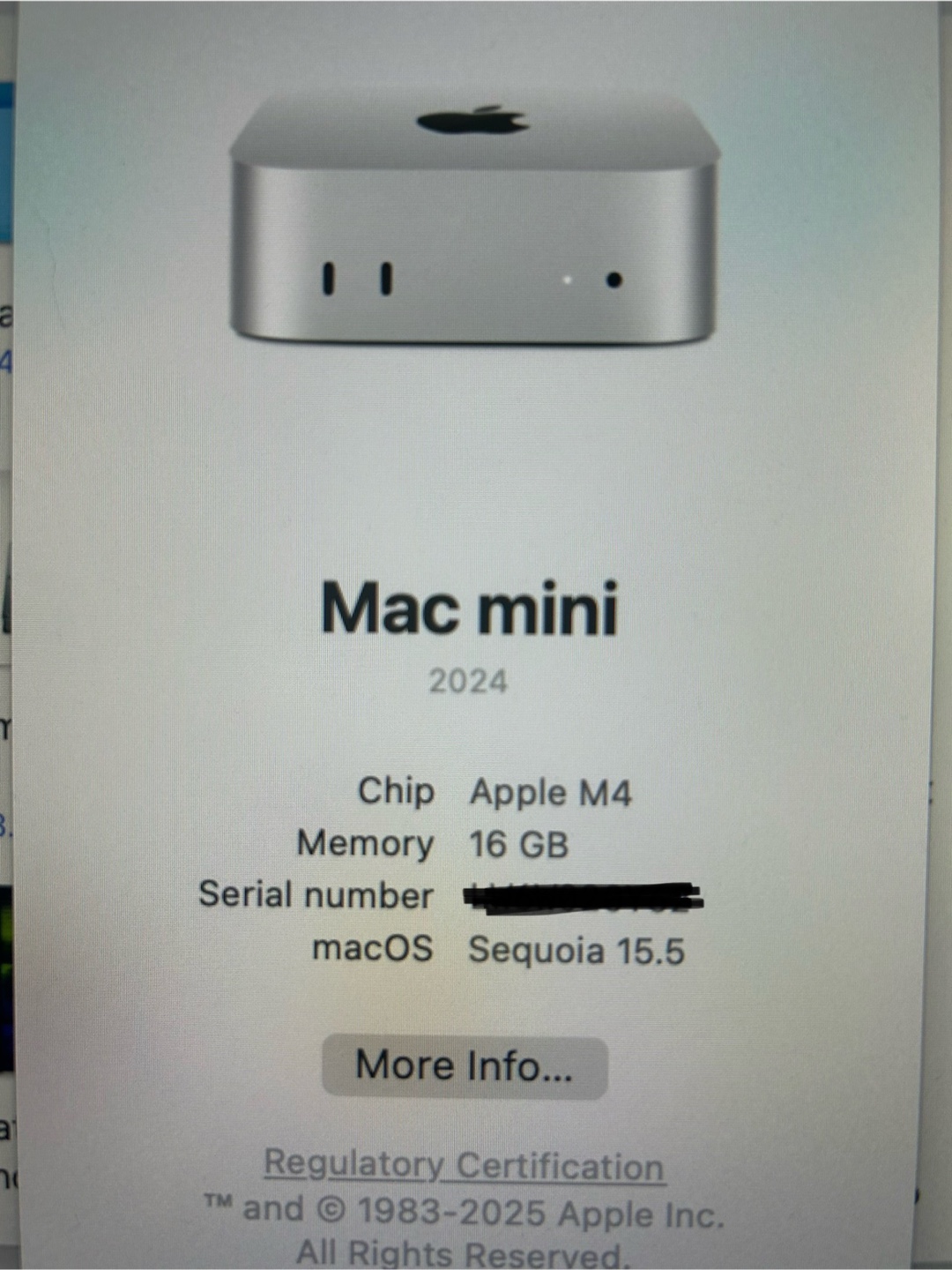 Apple Mac mini M4 256GB