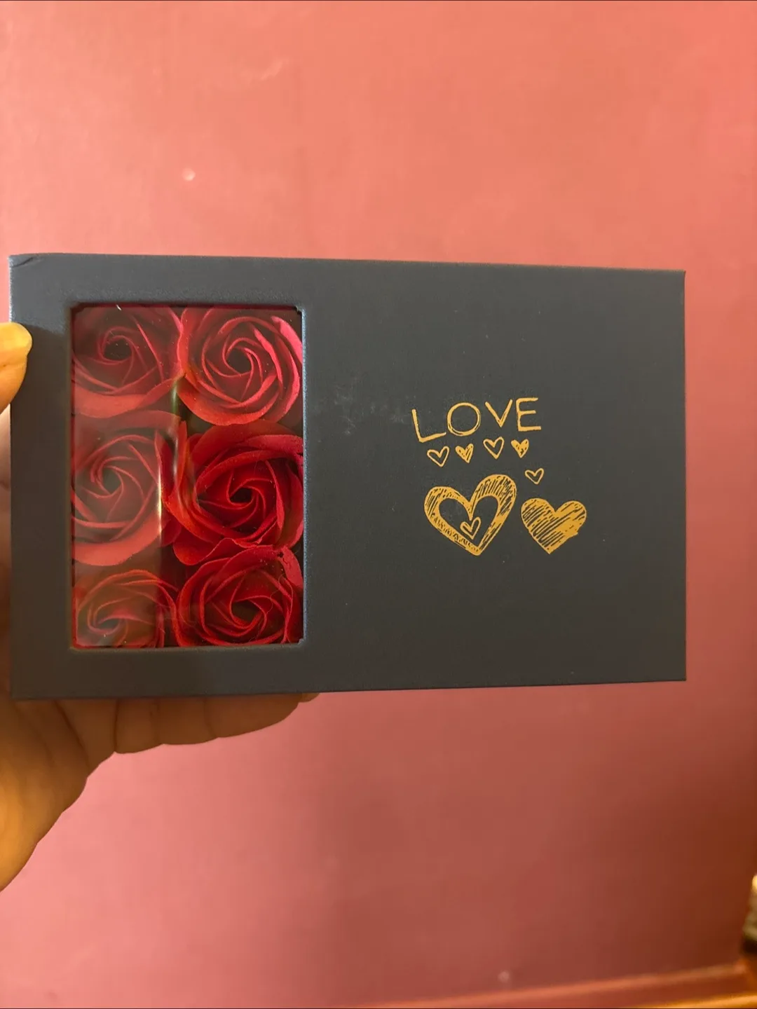 Authentic Gold 925 Silver Necklace & real preserved Roses image indicator(3)