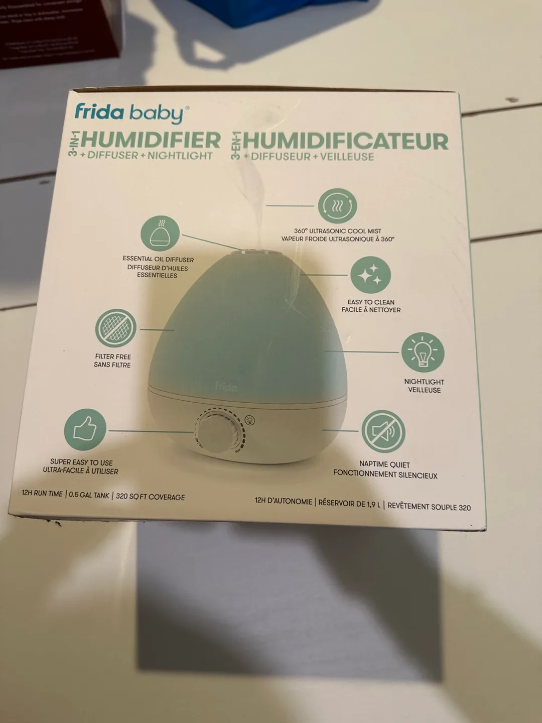 Frida Baby 3-in-1 Humidifier, Diffuser & Nightlight thumbnail