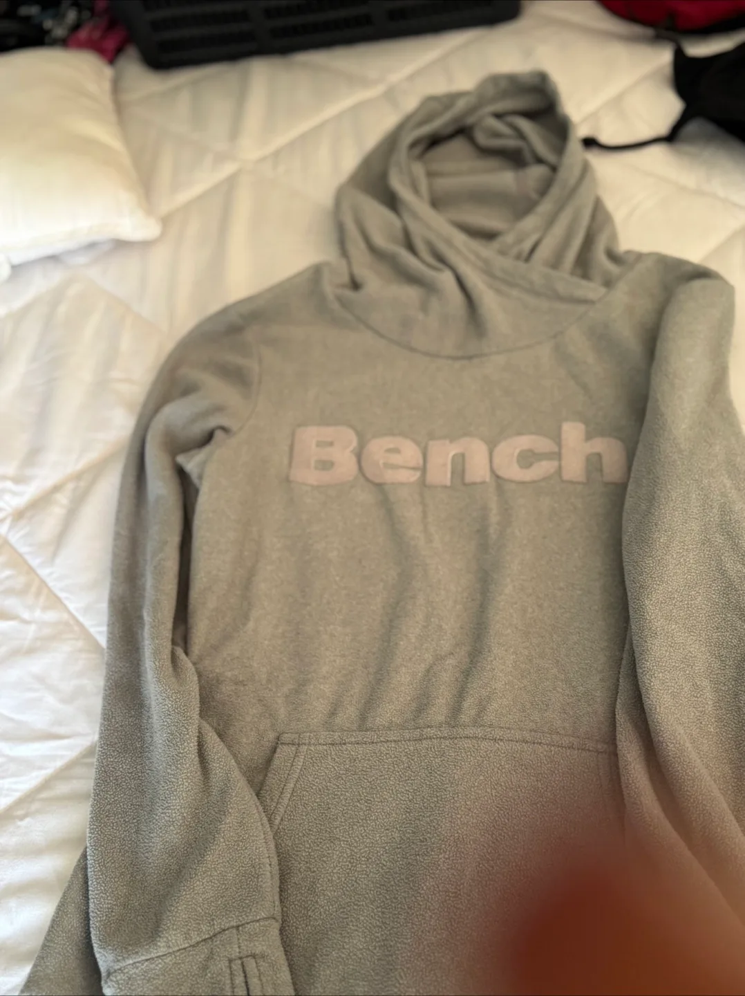 Bench Women's Grey Fleece Hoodie image indicator(2)