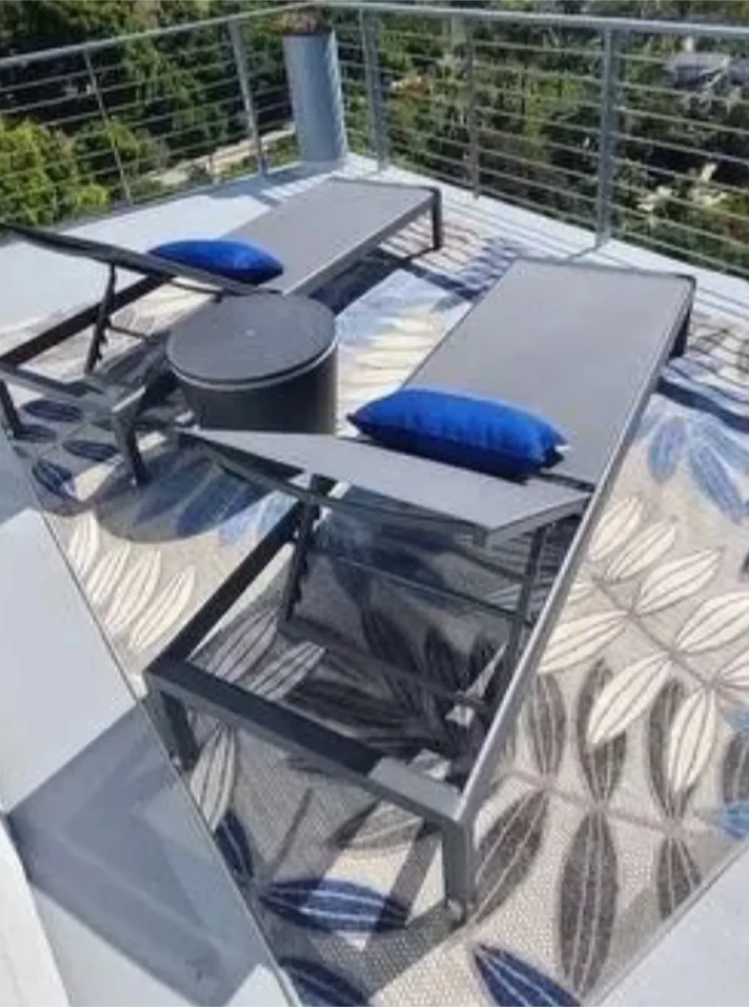 2x Keter Outdoor Cooler Tables with Lift-Top image indicator(3)