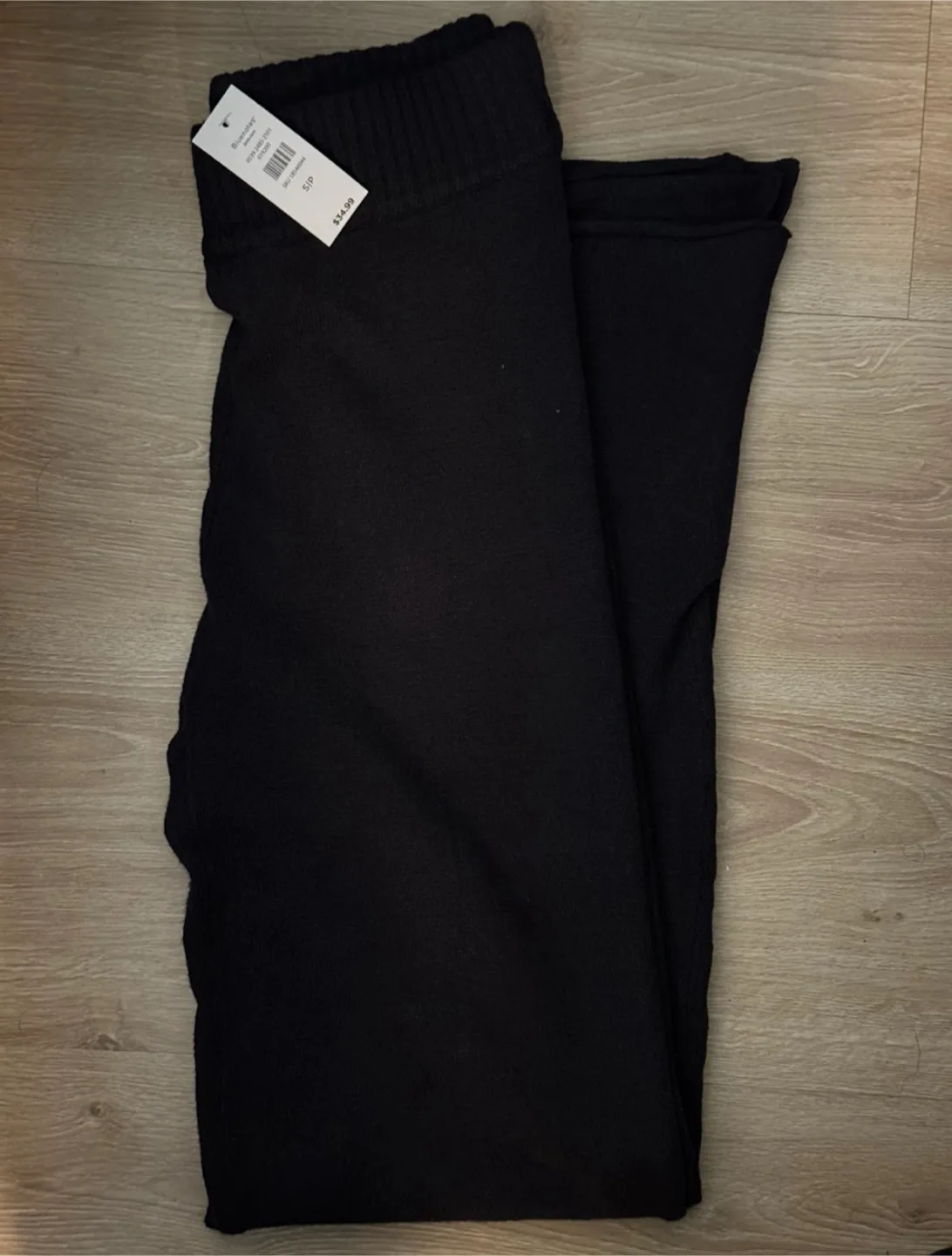 NEW WITH TAG Bluenotes black knit pants with side slit small image indicator(3)