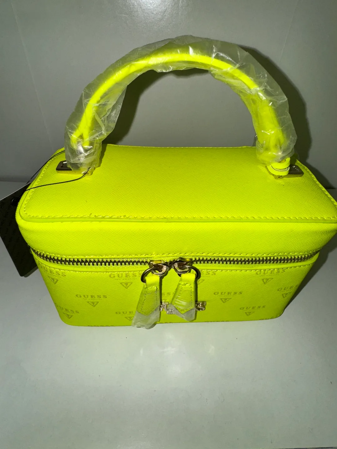 Neon Yellow Guess Handbag image indicator(2)