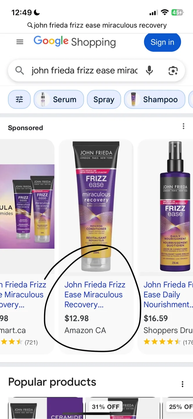 John Frieda Frizz Ease Miraculous Recovery image indicator(3)