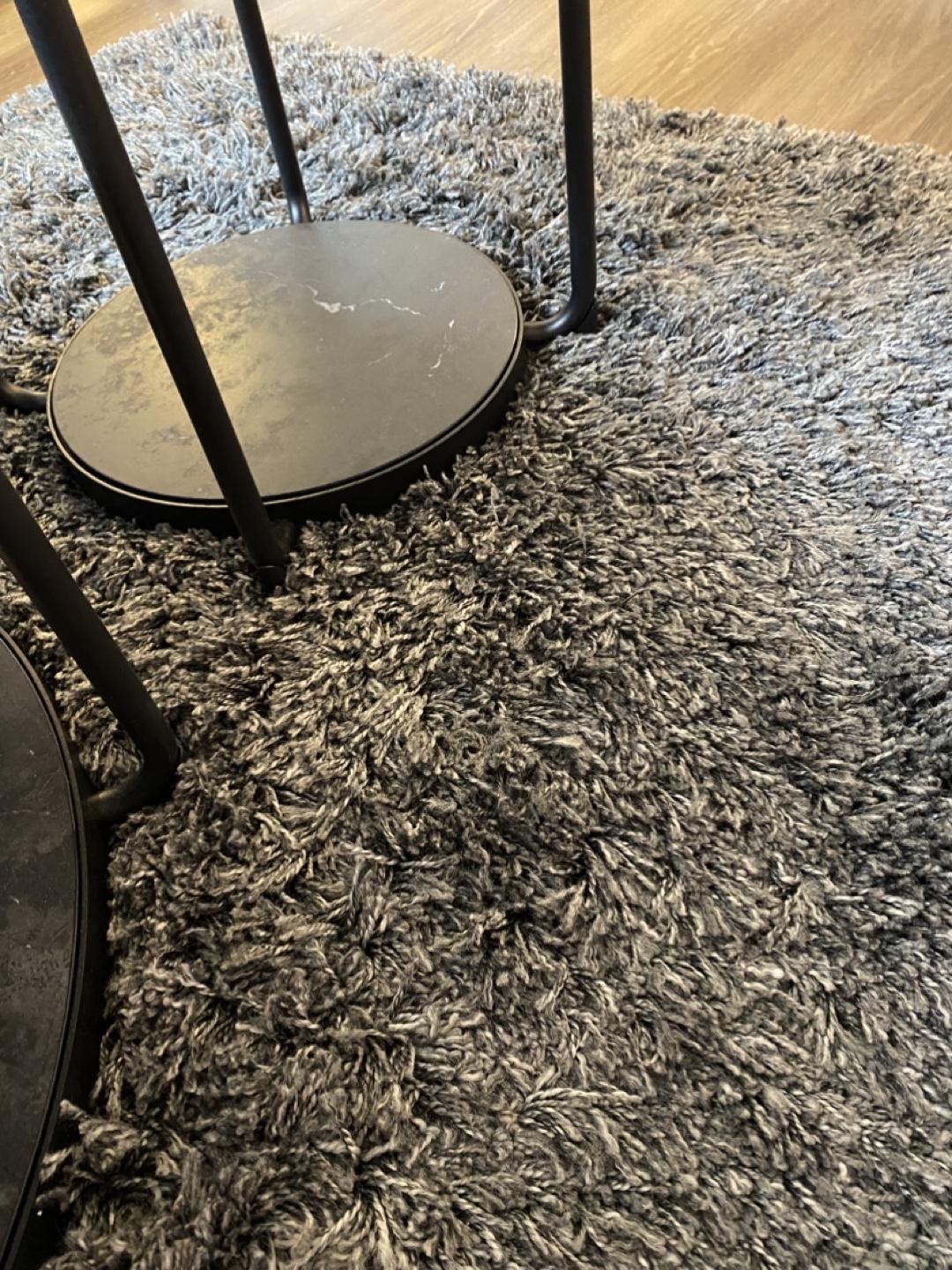IKEA GÄSER Grey Shaggy Rug 133x195 cm (4' 4" x6' 5")