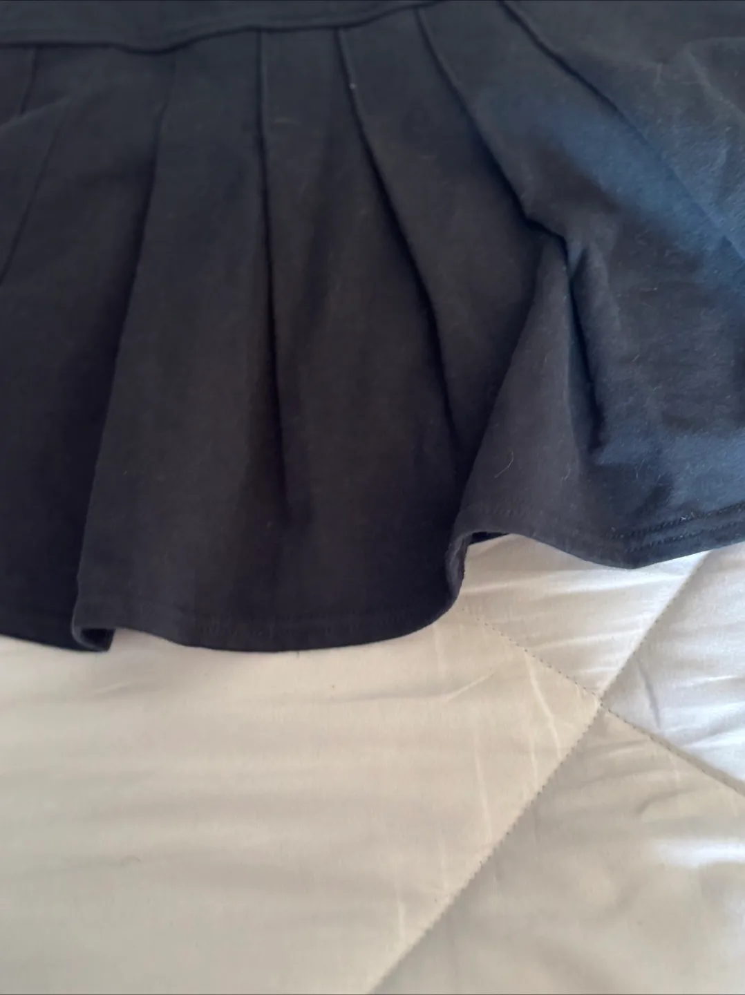 Urban Outfitters Grey Plaid Belted Mini Skirt image indicator(7)