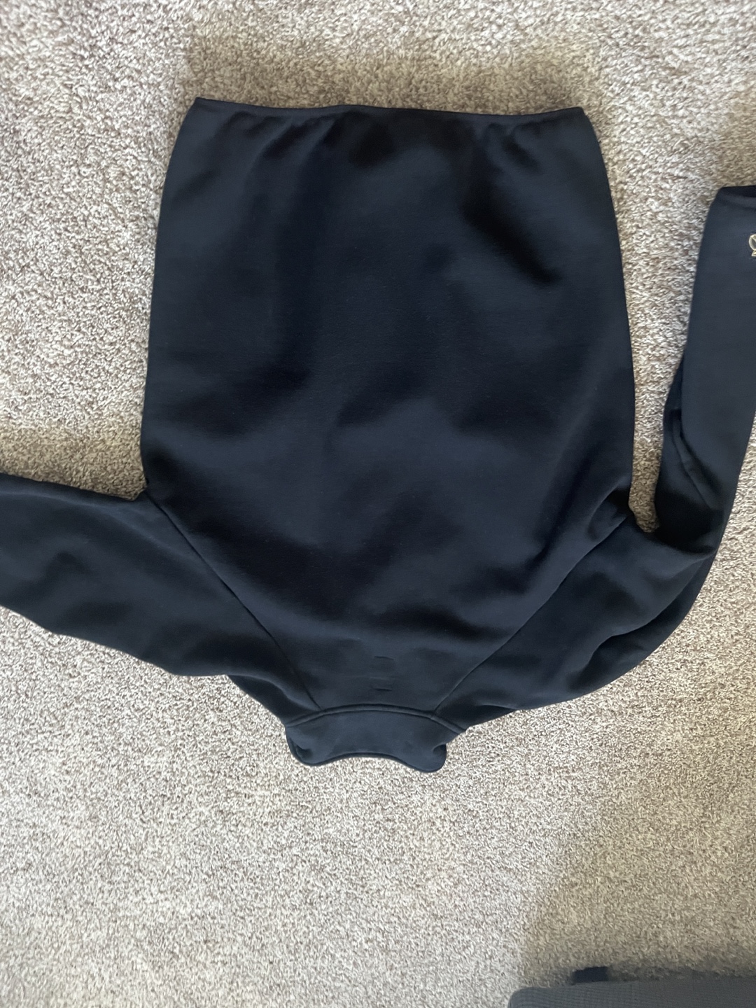 OVO Black 1/4 Zip Fleece Sweatshirt - Size Extra Large - photo 3