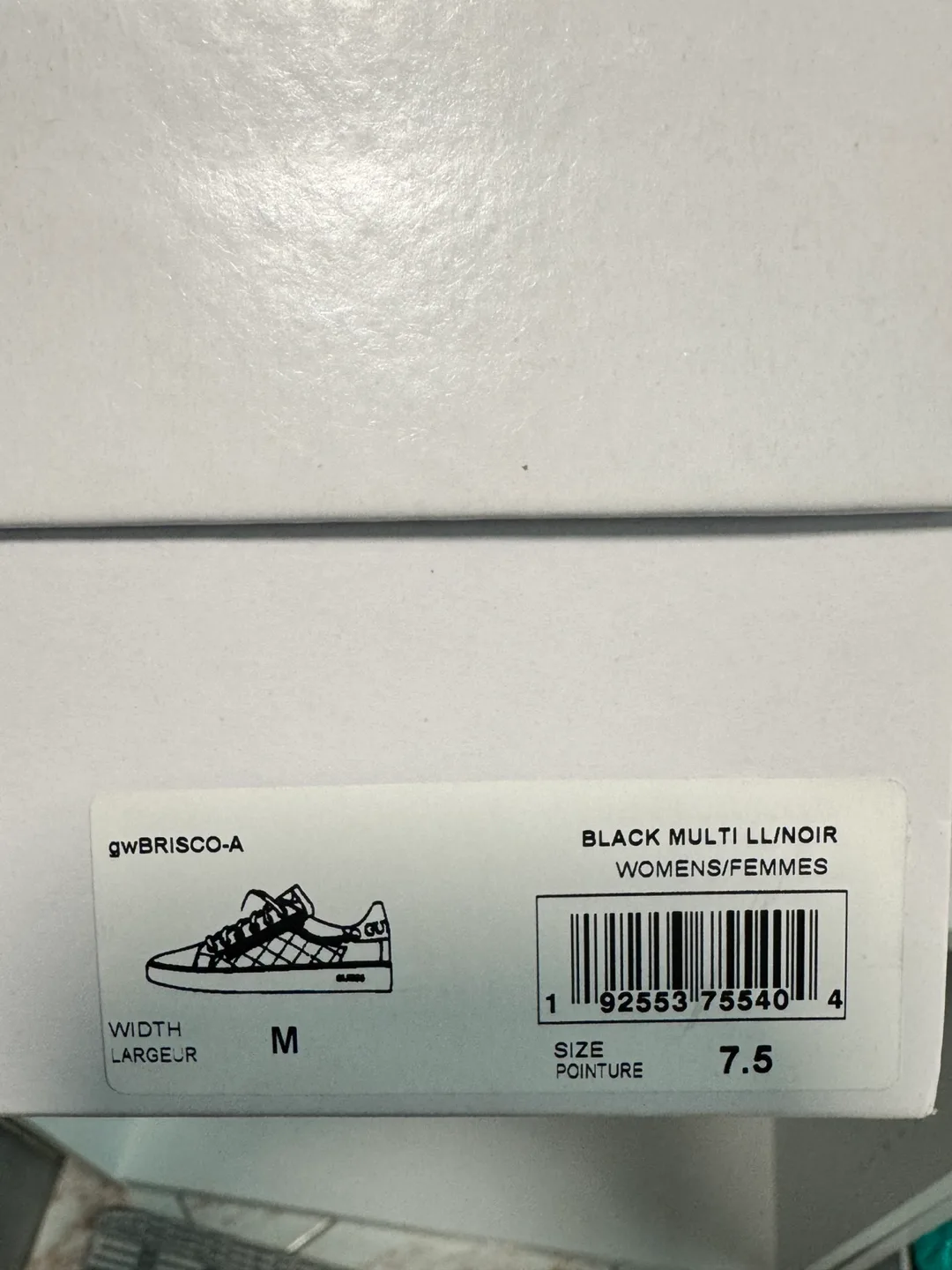 GUESS Black and Gold Women's Sneakers, Size 7.5 image indicator(5)